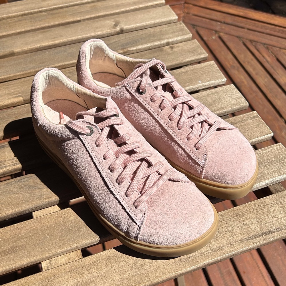 Size 7.5 Pink Suede Birkenstock Sneaker